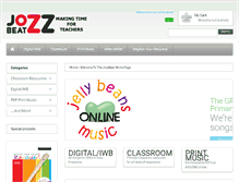 Tablet Screenshot of jozzbeat.com